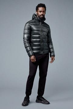 Chamarras Canada Goose Hombre Mexico - Crofton Chaqueta De Plumas Grises ES1957326